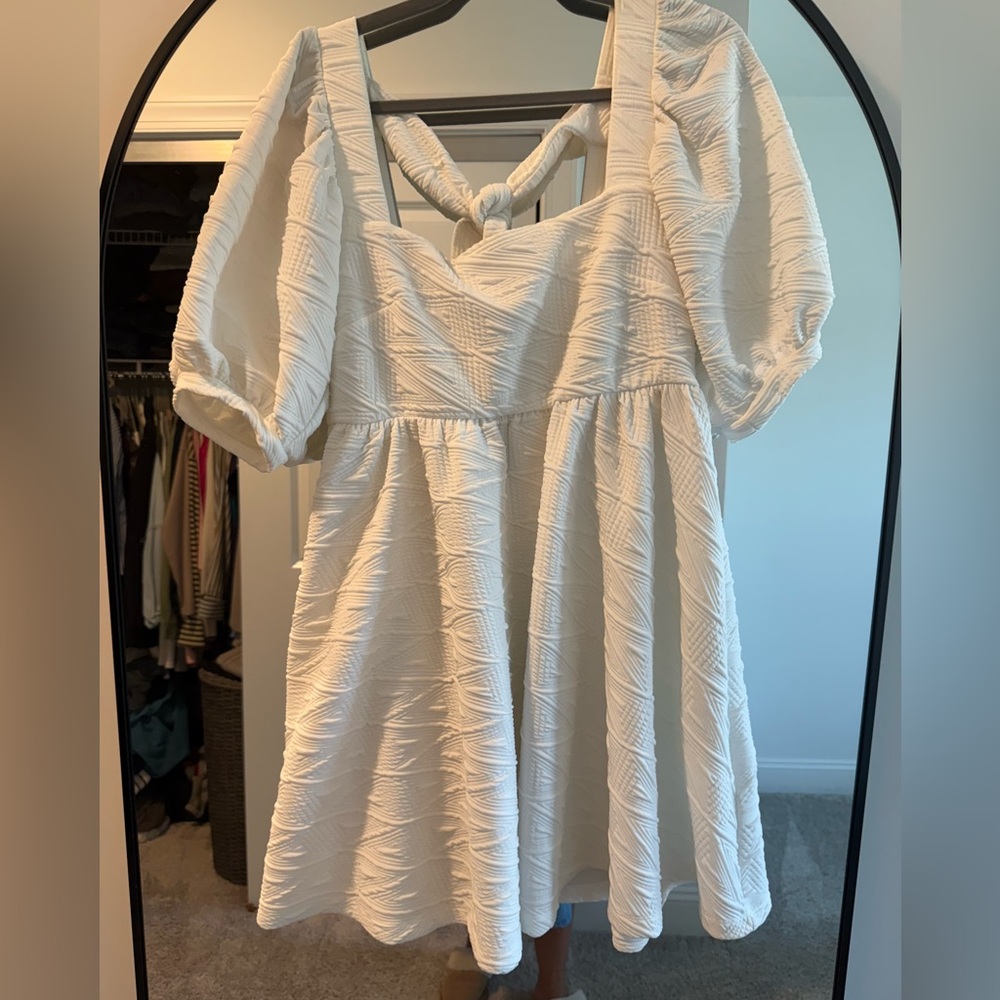 White free people dress